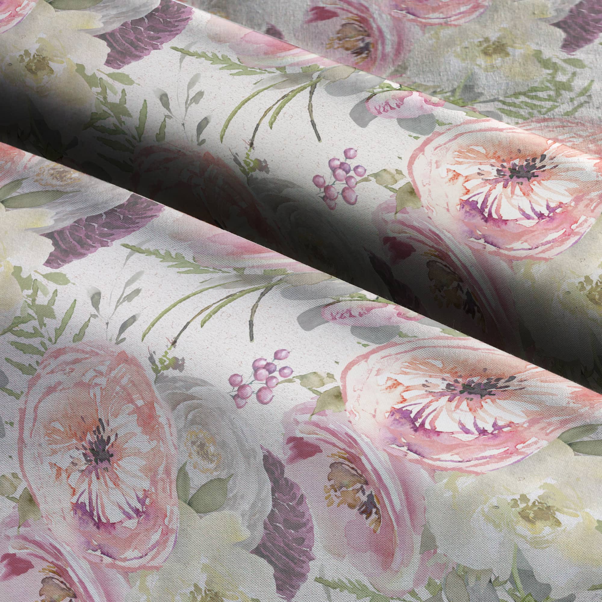 Suzanne Nicoll Peony Cotton Fabric
